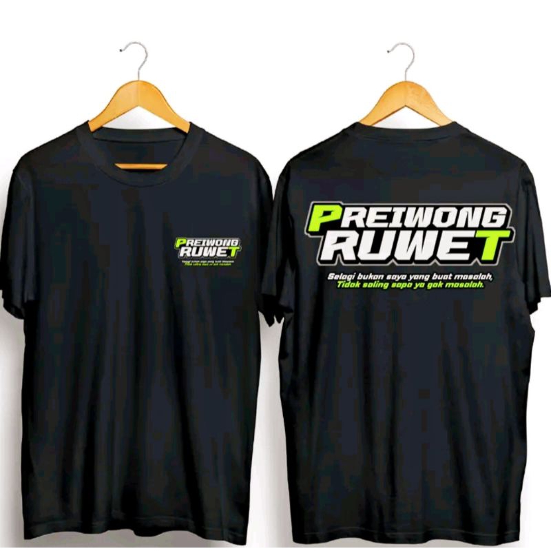 Kaos Distro PREI WONG RUWET