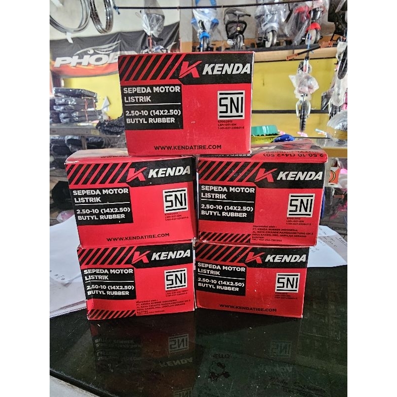 BAN DALAM SEPEDA LISTRIK 14X2.50 KENDA