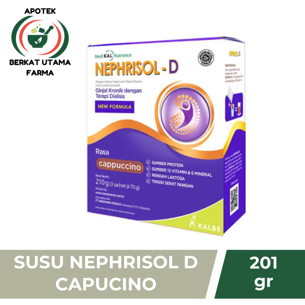 

NEPHRISOL D SUSU CAPPUCINO - ISI 201g