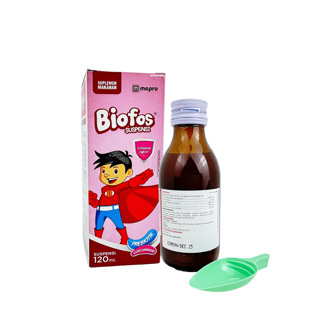Biofos Sirup 120 Ml Mepro / Vitamin Daya Tahan Tubuh / Memperbaiki Nafsu Makan