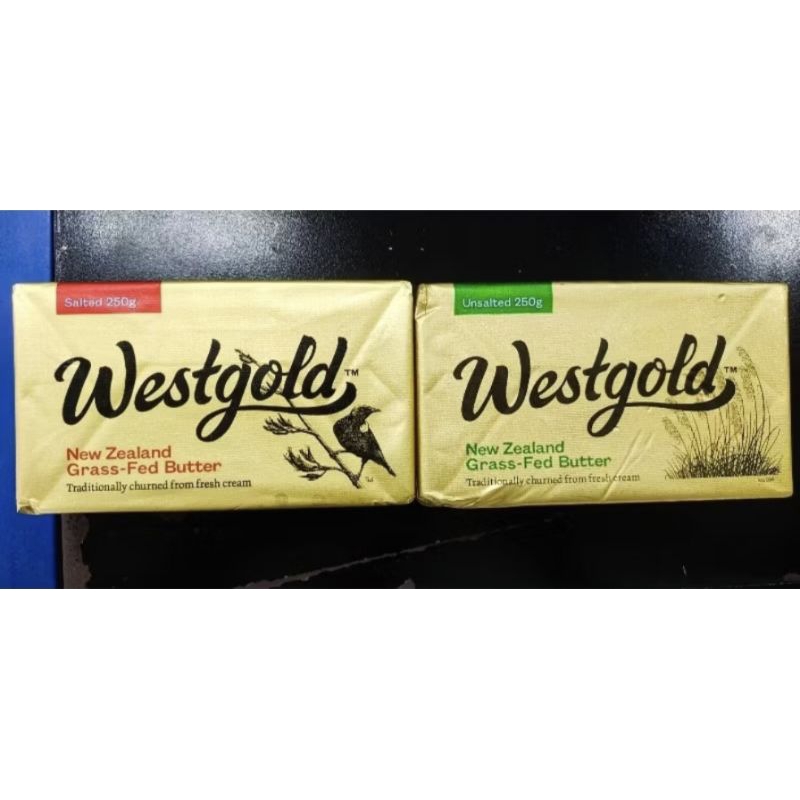 

Westgold Salted dan Unsalted Butter 250gr / Mentega asin dan tawar