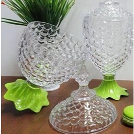 Toples kue kristal estetik TANGGUNG HIJAU TMIT 1111 H