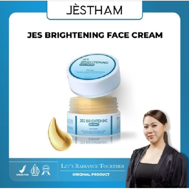 (ACEH) jestham jes brightening face cream / jestham cream wajah