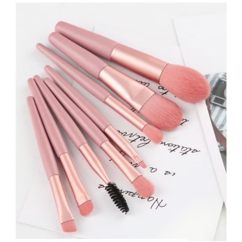 KUAS Make up set 8 in 1 mini/ Set KUAS Make up travelling/ KUAS Make up murah/ set KUAS Make up mura