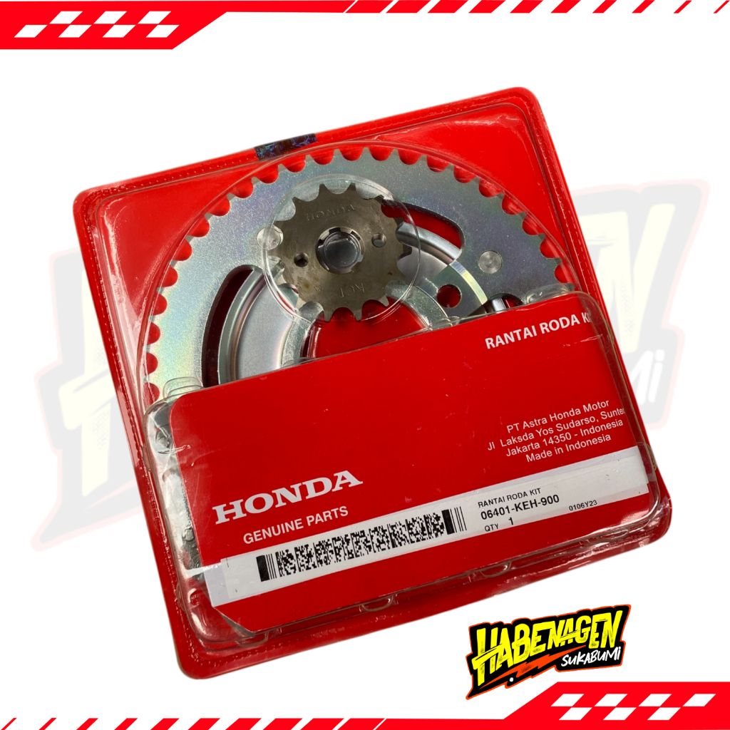 Gir Gear Set Girset Rante Roda Mega Pro Megapro Mp Lama Hiu Primus 1999 - 2009 46T Original Ahm