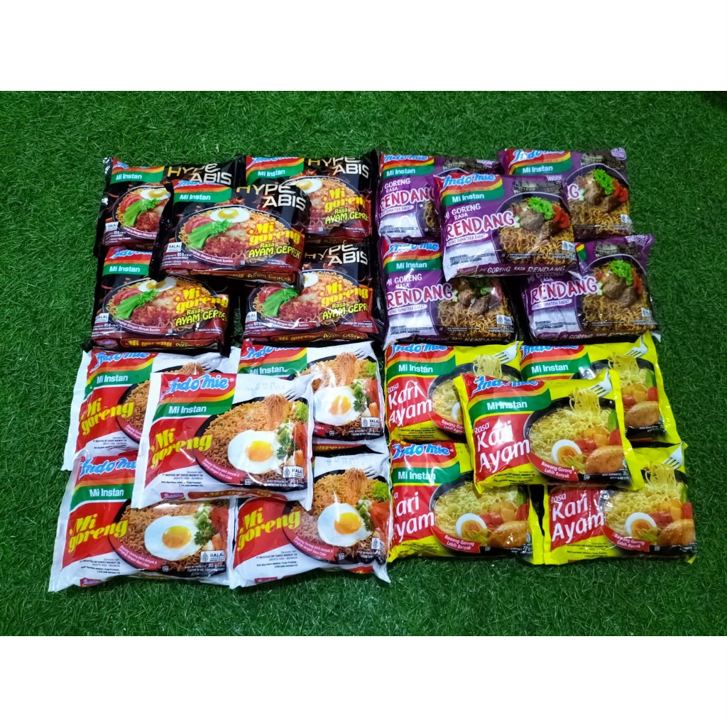 

Paket Indomie Isi 20 pcs Campur Rasa Harga Hemat