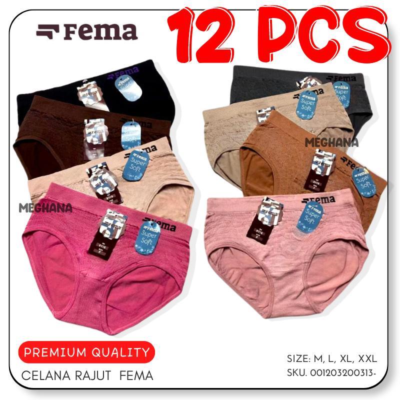 Cd rajut fema celana dalam fema wanita rajut tipis halus melar elastis cd seamless