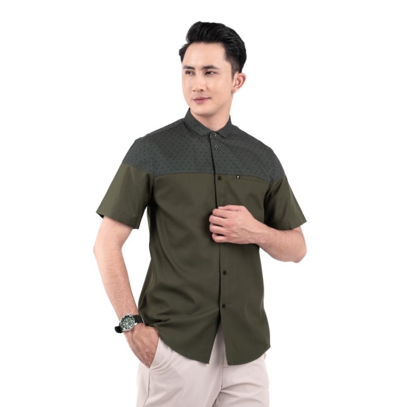 Baju Koko Pria Fadhkera Iqdam | Baju Muslim Pria Kemeja Pria Muslim Modern Lengan Panjang Lengan Pen