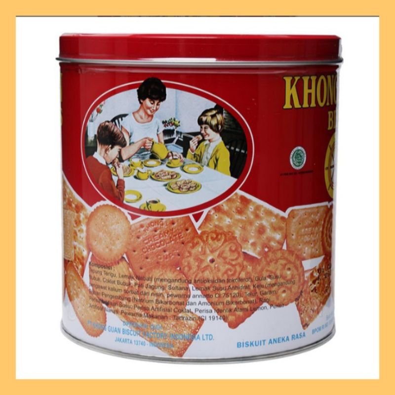 

Khong Guan Mini Biscuit Assorted Merah Kaleng 650 gr