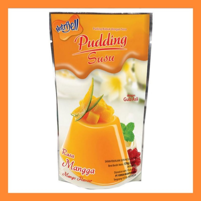 

Nutrijell Puding Instan Susu Rasa Mangga Pouch 170 gr