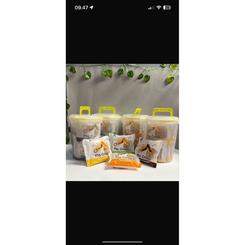 

Pia Ning Ning - cemilan -oleh oleh khas bekasi- free toples (isi 6pcs)