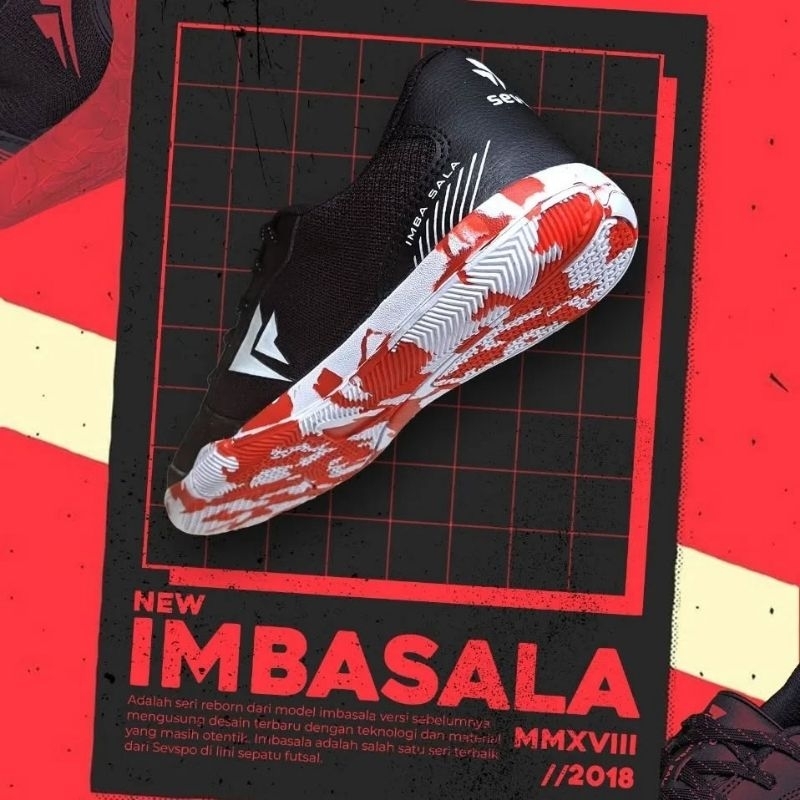SEPATU FUTSAL SEVSPO IMBASALA ORIGINAL