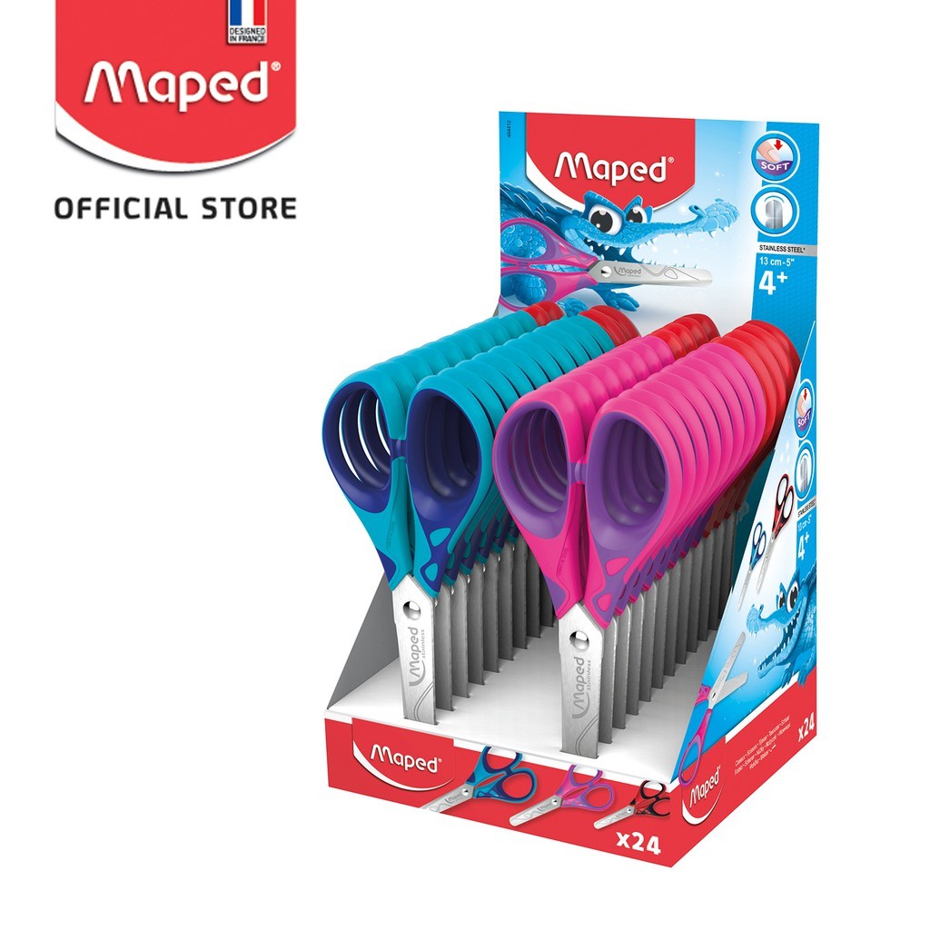 

Gunting Maped Scissor Pulse Essentials Soft 13 cm ujung bulat