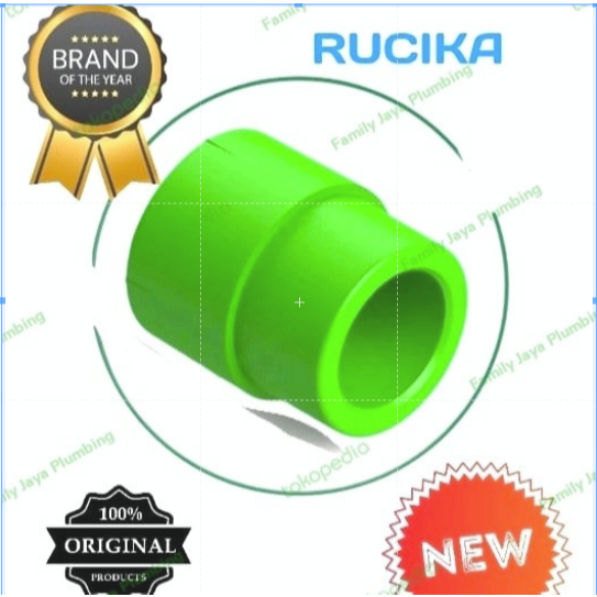 REDUCER FEMALE REDUSER RDS 63x25 2x3/4 Inch - 63x50 2x11/2 Inch PPR RUCIKA KELEN GREEN