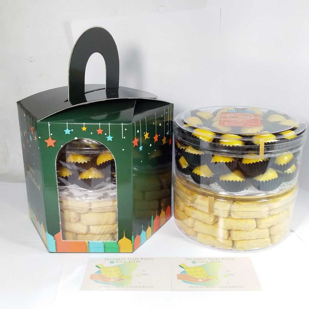 

Hampers Kue Kering Bontiredi premium Nastar keju,almond cookies (500 Gr) |Home made|Parcel Parsel Kado Hadiah