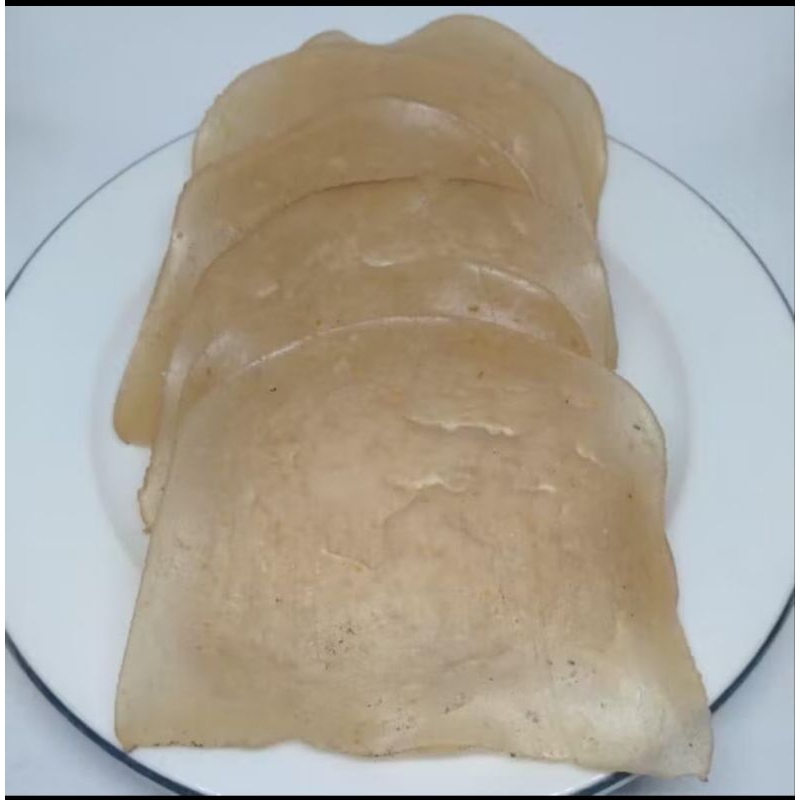 

Kerupuk Pipih Mentah Besar / Kemasan 250 gram 500 gram