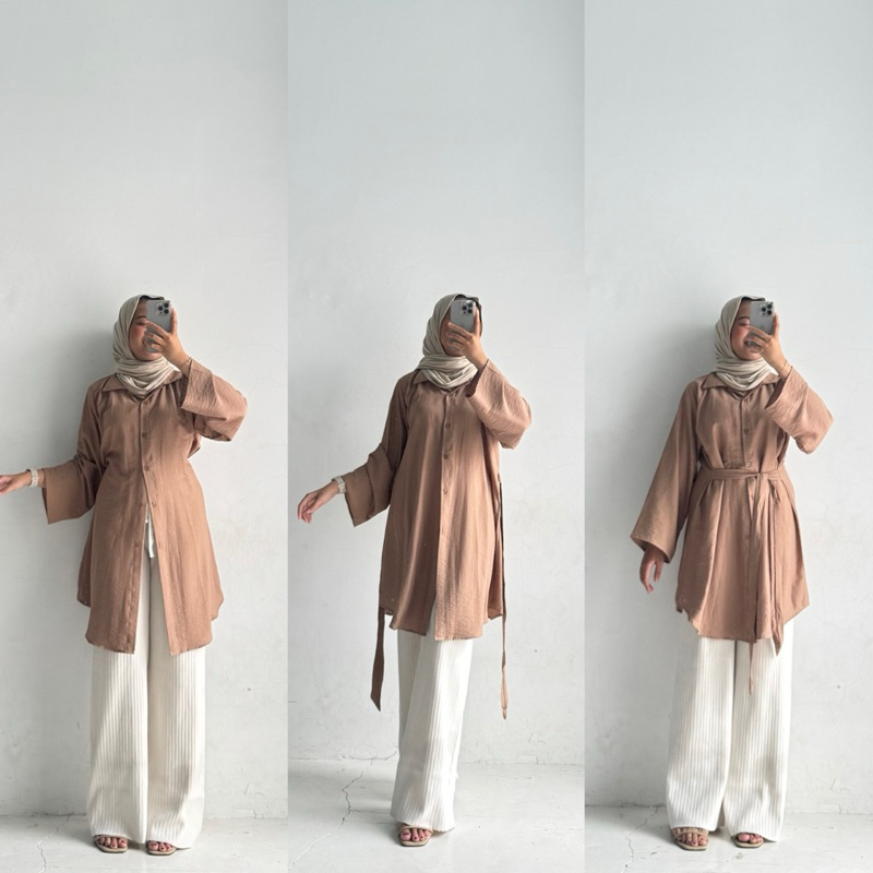Kanaya Tunik  - Arrawear - Tunik Wanita - Outfit Kondangan - Tunik Lebaran - Baju Lebaran - Atasan W