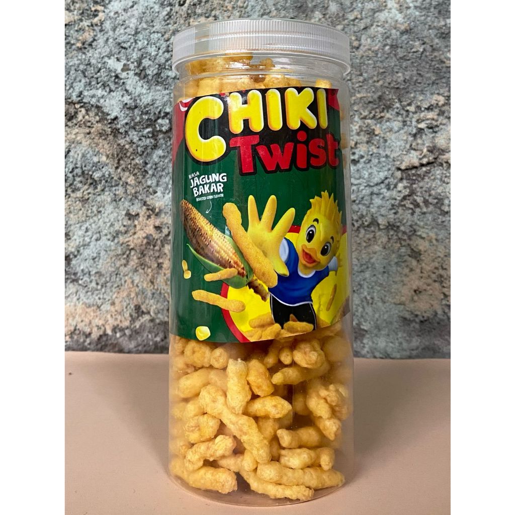 

SNACK CHIKI TWIST JAGUNG BAKAR 1000ML REPACK TOPLES HAMPERS LEBARAN