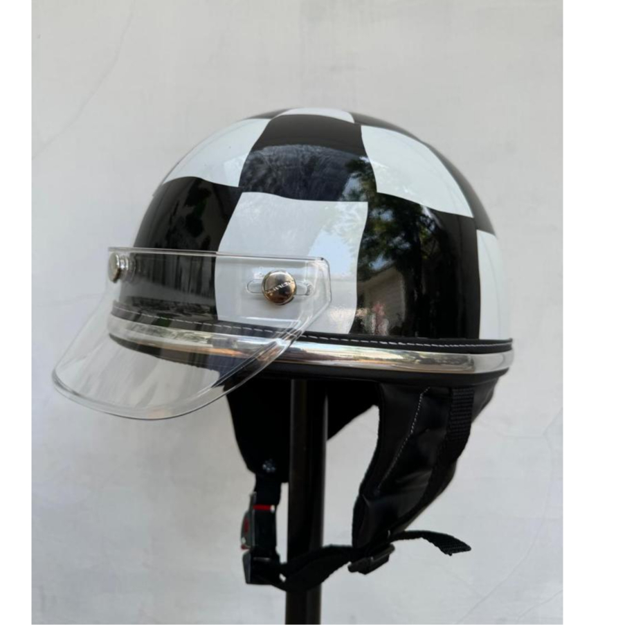 Helm Chips Motif Catur Pet Norisk