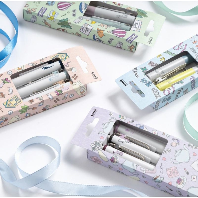 

Uni-ball One Limited Ena Kakuta Collaboration Ballpoint Pen Set