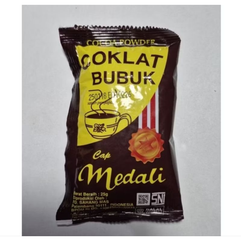 

COKLAT BUBUK/ COKLAT BUBUK COCOA POWDER cap MEDALI per 1bungkus