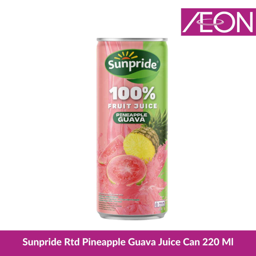 

Sunpride Rtd Pineapple Guava Juice Can 220 Ml