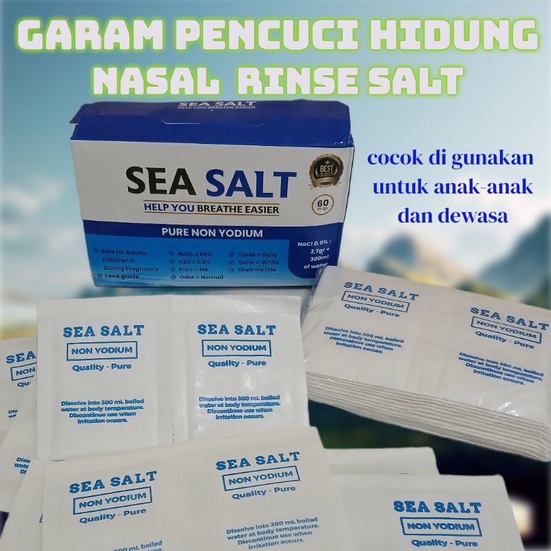 garam pencuci hidung nasal rinse salt
