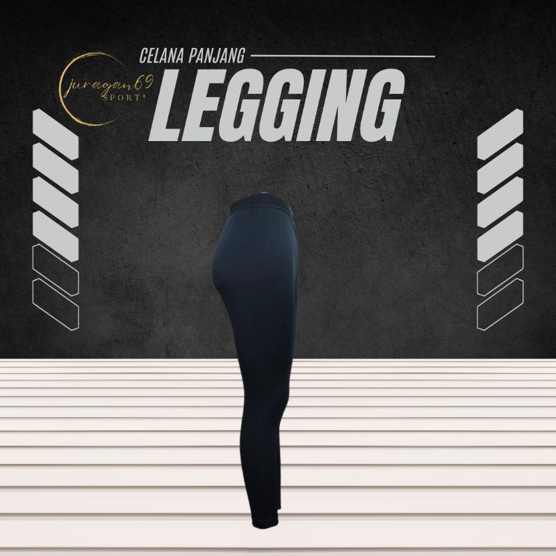 Celana Legging Baselayer Manset Olahraga Pria Wanita Unisex Sport Jumbo Lejing Perempuan Import