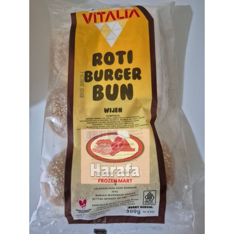 

VITALIA ROTI BURGERS BUN 300G ISI 6