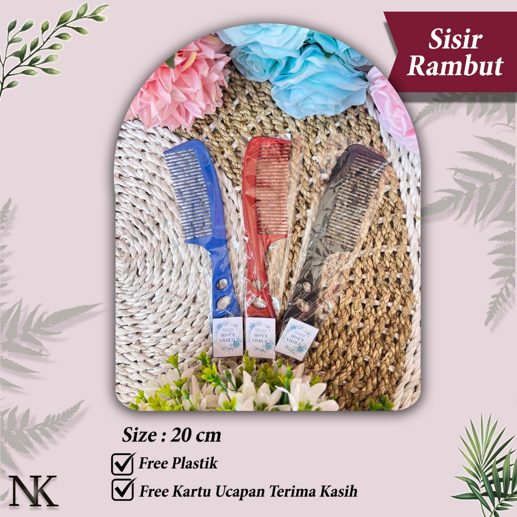 Souvenir Pernikahan Sisir Rambut - Murah
