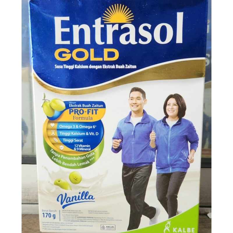 

Ready Entrasol gold vanila 170g