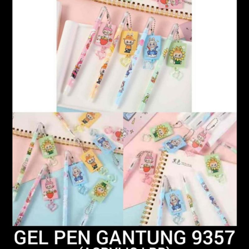 

1pcs Pulpen Gel Pen Gel Karakter Fancy Gantungan La**bubu