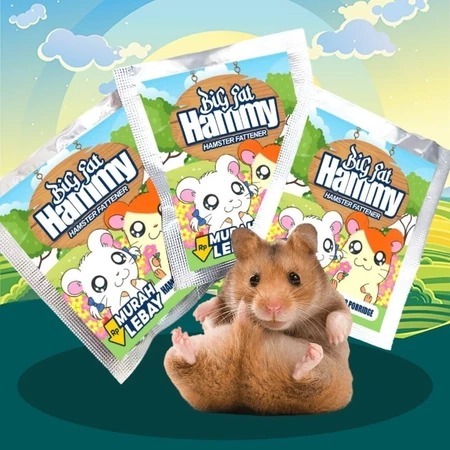 BIG FAT HAMMY - Makanan Hamster Camilan Snack Hamster Bubur Hamster Penggemuk Hamster Makanan Bayi H