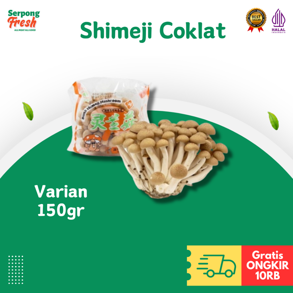 

Shimeji Coklat Mushroom / Brown Shimeji 1 Pack Sayuran Fresh Segar