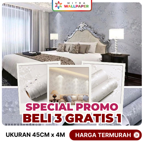 PAKET PROMO Wallpaper Dinding Kamar Tidur Wallpaper Dinding Ruang Tamu Wallpaper Dinding Ruang Tamu 