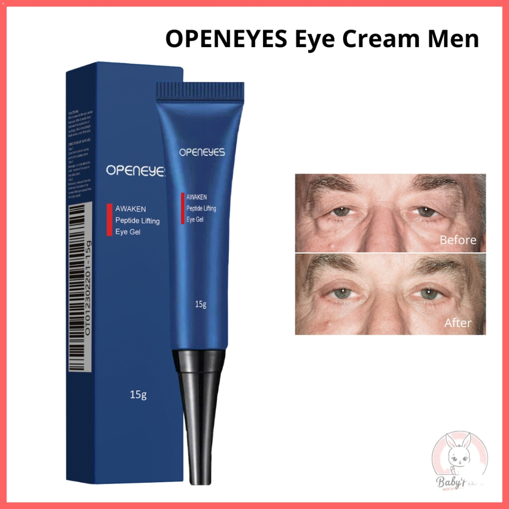 OPENEYES Eye Cream Pria - Serum Gel Penghilang Kantong Mata VP076