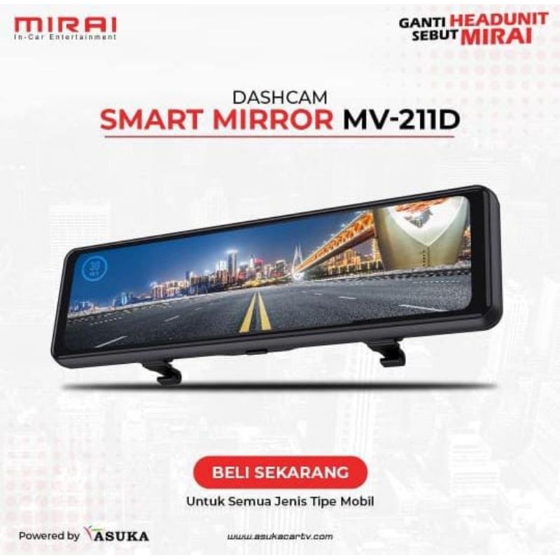 dashcam mirai spion tengah