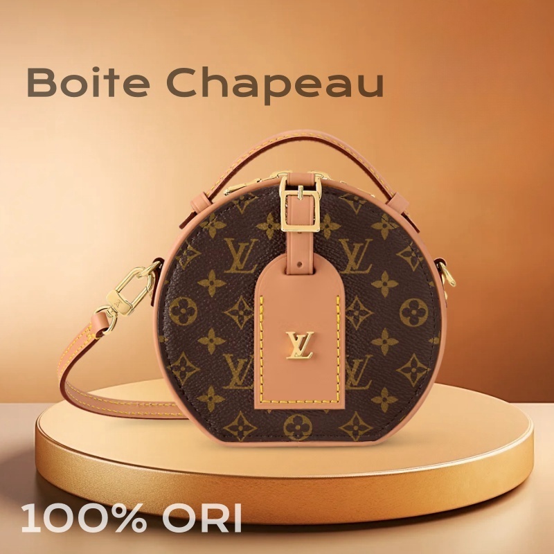

[✅100% Original] Boite Chapeau tas/Tas Kue Bundar Presbyopia Klasik[Box + dust bag]