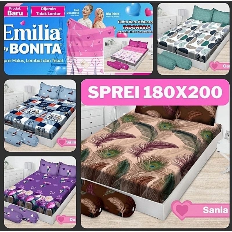 [1pc] Sprei Bonita Viona Bonita Emilia Bonita Disperse / Bonita Ukuran 180x200cm / King B4 /no 1/ Sp