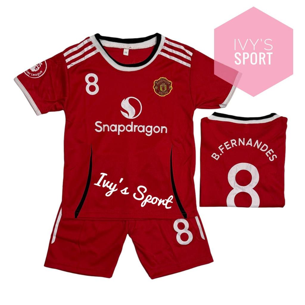 SETELAN BAJU BOLA ANAK TIMNAS MV MERAH B FERNANDES LAKI LAKI DEWASA PIALA DUNIA LIGA SINGLET TERBARU