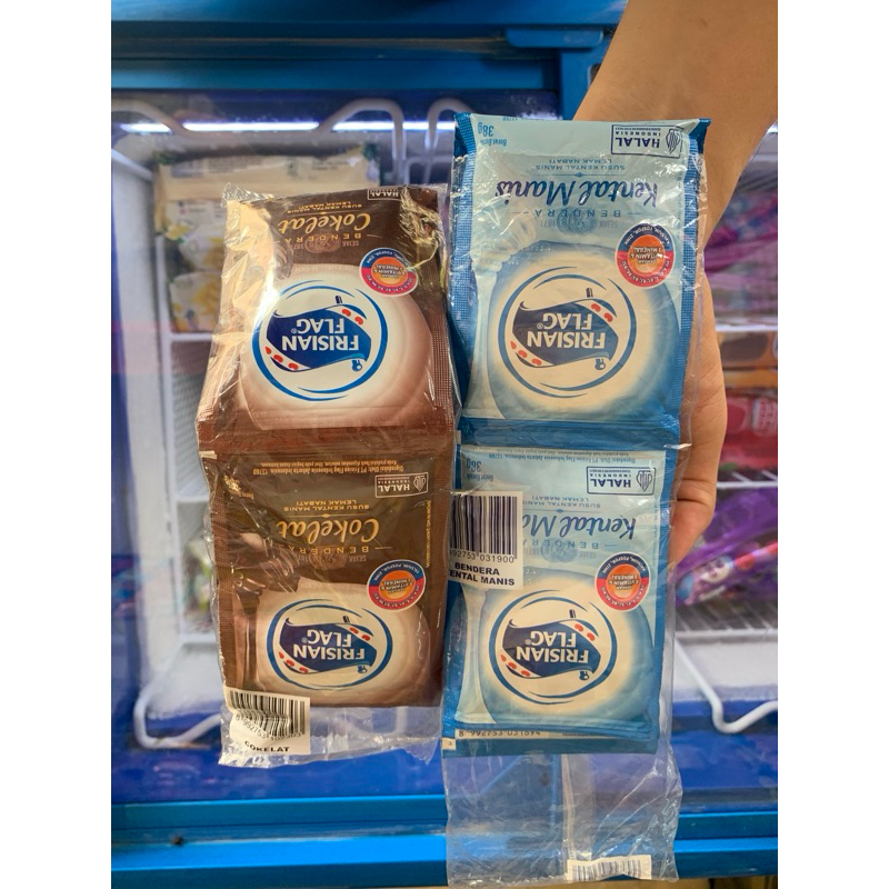 

Susu Kental Manis Sachet Frisian Flag (putih) Rencengan