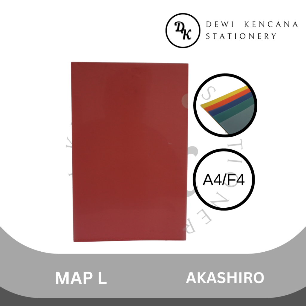 

Map L Warna Clear Sleeve A4 / F4 Akashiro