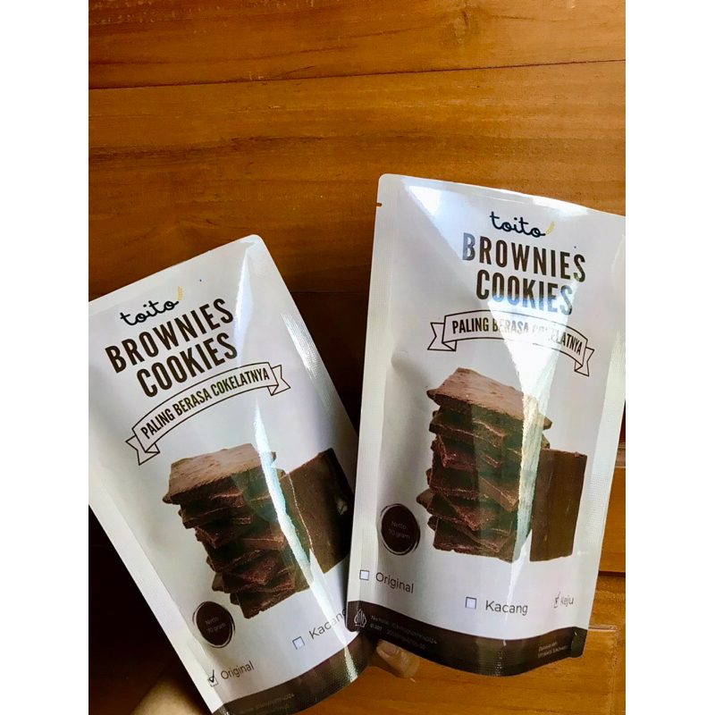 

TOITO - Brownie Cookies/Browkies/Brownies Kering 70 gr (Halal)