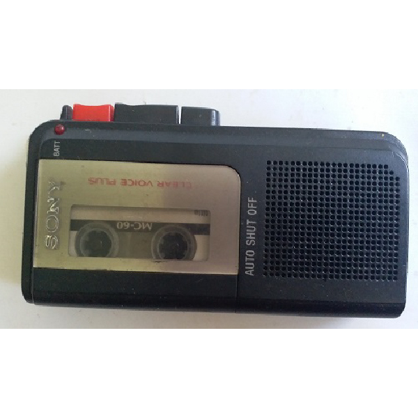 VINTAGE SONY TAPE MICRO CASETTE RECORDER MODEL M 170  +CLEAR VOICE PLUS