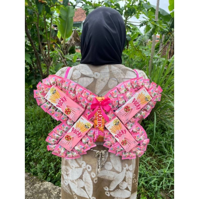 

kupu kupu smack bag // kupu kupu Snack bisa di gendong