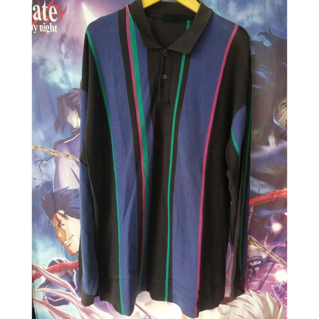 Vintage Dockers Purple Extra Large Shirt Kemeja Original Second Merch Japan Korea Brand Vintage Retr