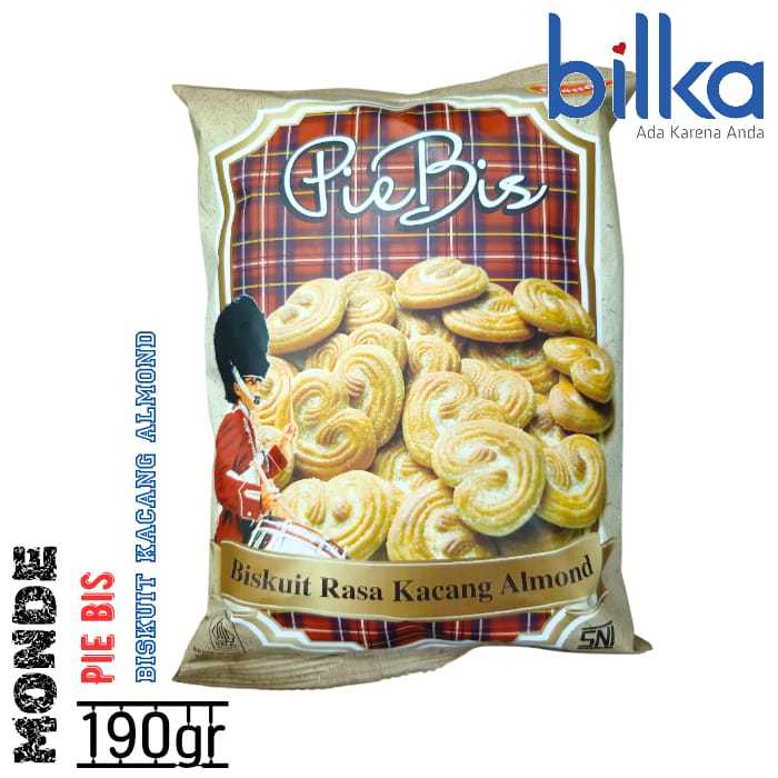 

MONDE PieBis Biskuit Rasa Kacang Almond 190g