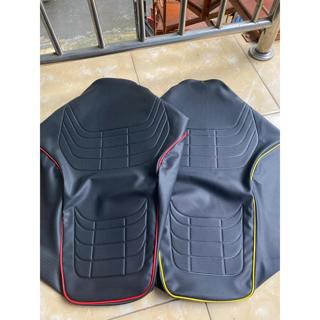 JOK RX KING LIS HITAM-cover jok RX king Lis merah-sarung jok RX king hllis kuning-kulit jok