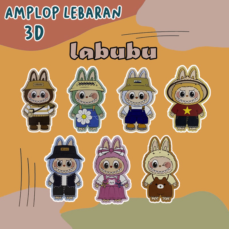 

AMPLOP LEBARAN 2025 PALING DISUKAI ANAK ANAK BENTUK LABUBU