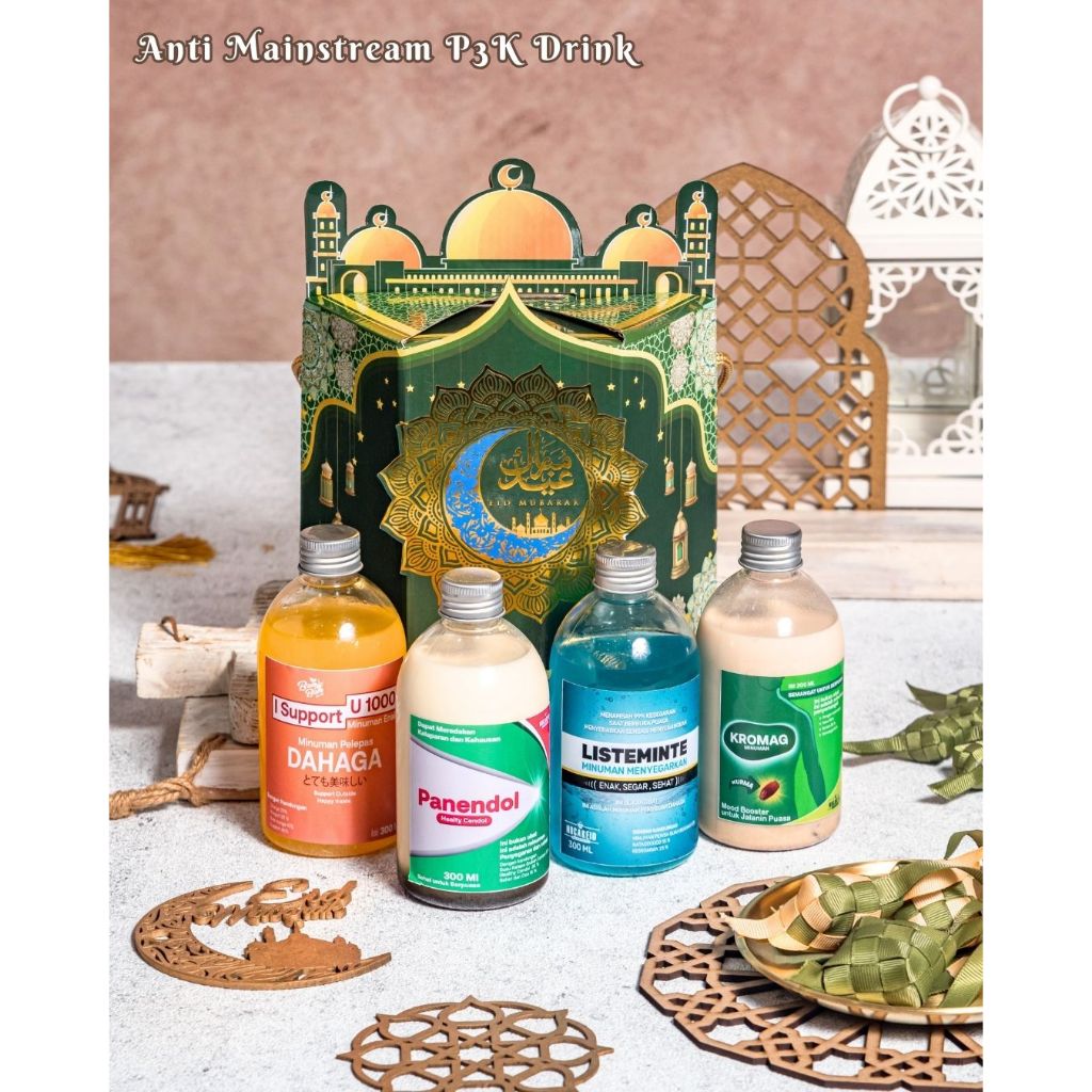 

minuman anti mainstream/ p3k drink/ minuman ramdhan/ hampers ramadhan/ hampers minuman/nocakeid